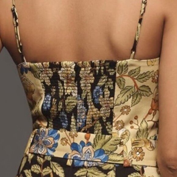 NWT Size M - FARM Rio Square-Neck Floral Jumpsuit NWT US$ 228 - Picture 9 of 15